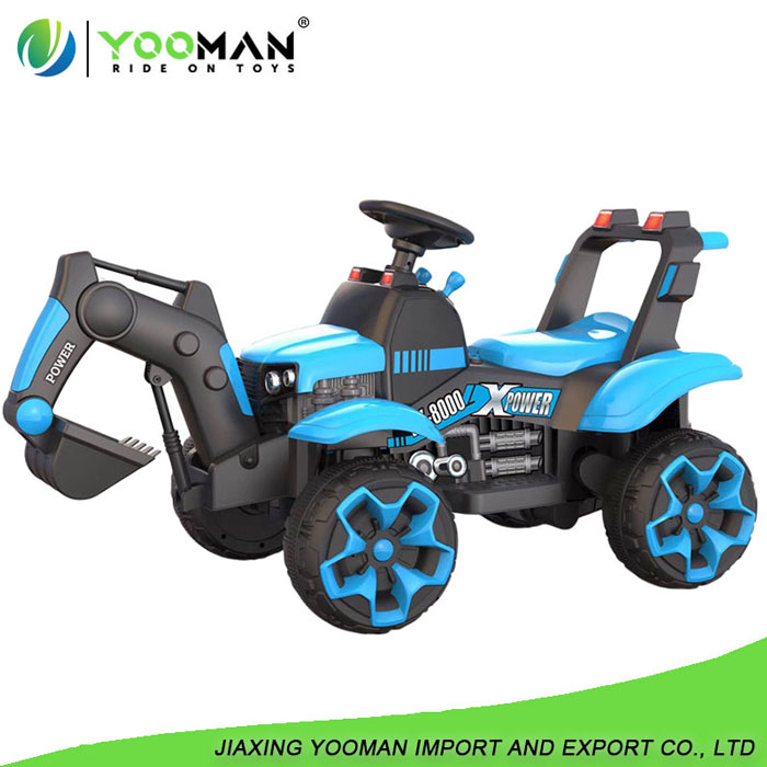 YHB9632 Children Electric Excavator and Tractor